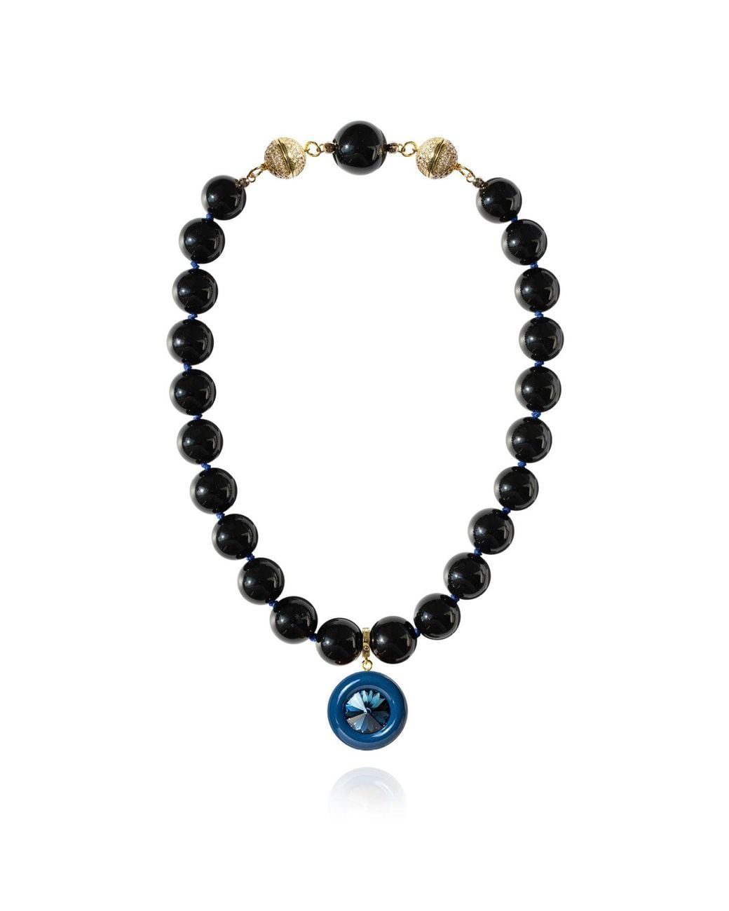 Saule Label Black Lola Onyx Necklace