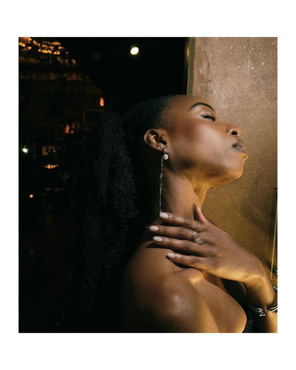 Mymokondo White Linea Earrings