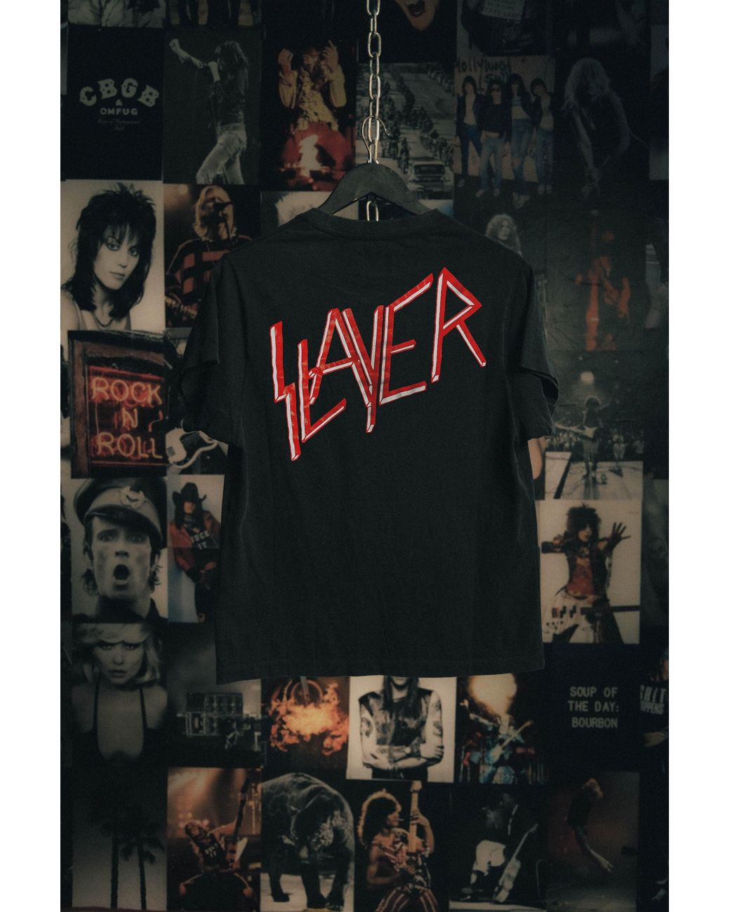 Other Uk Black Slayer Vintage T-Shirt for men