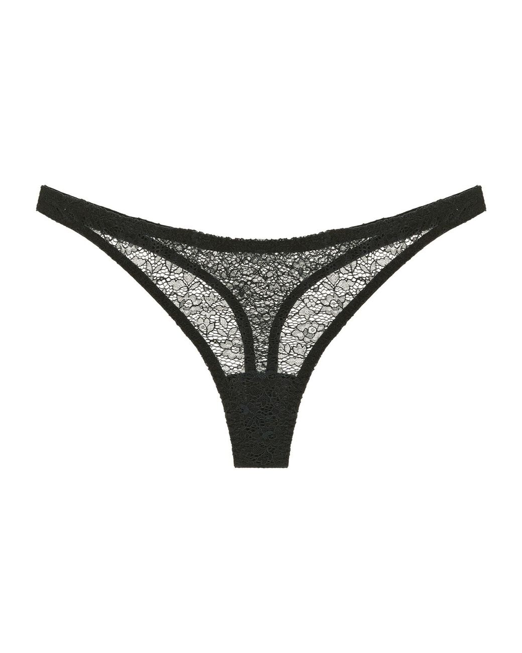 Journelle Gray Alix Thong Noir