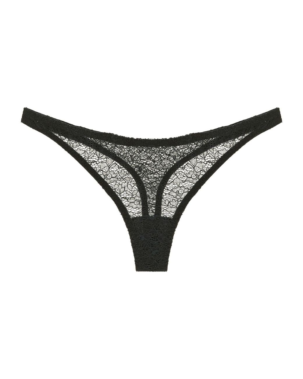 Journelle Gray Alix Thong Noir