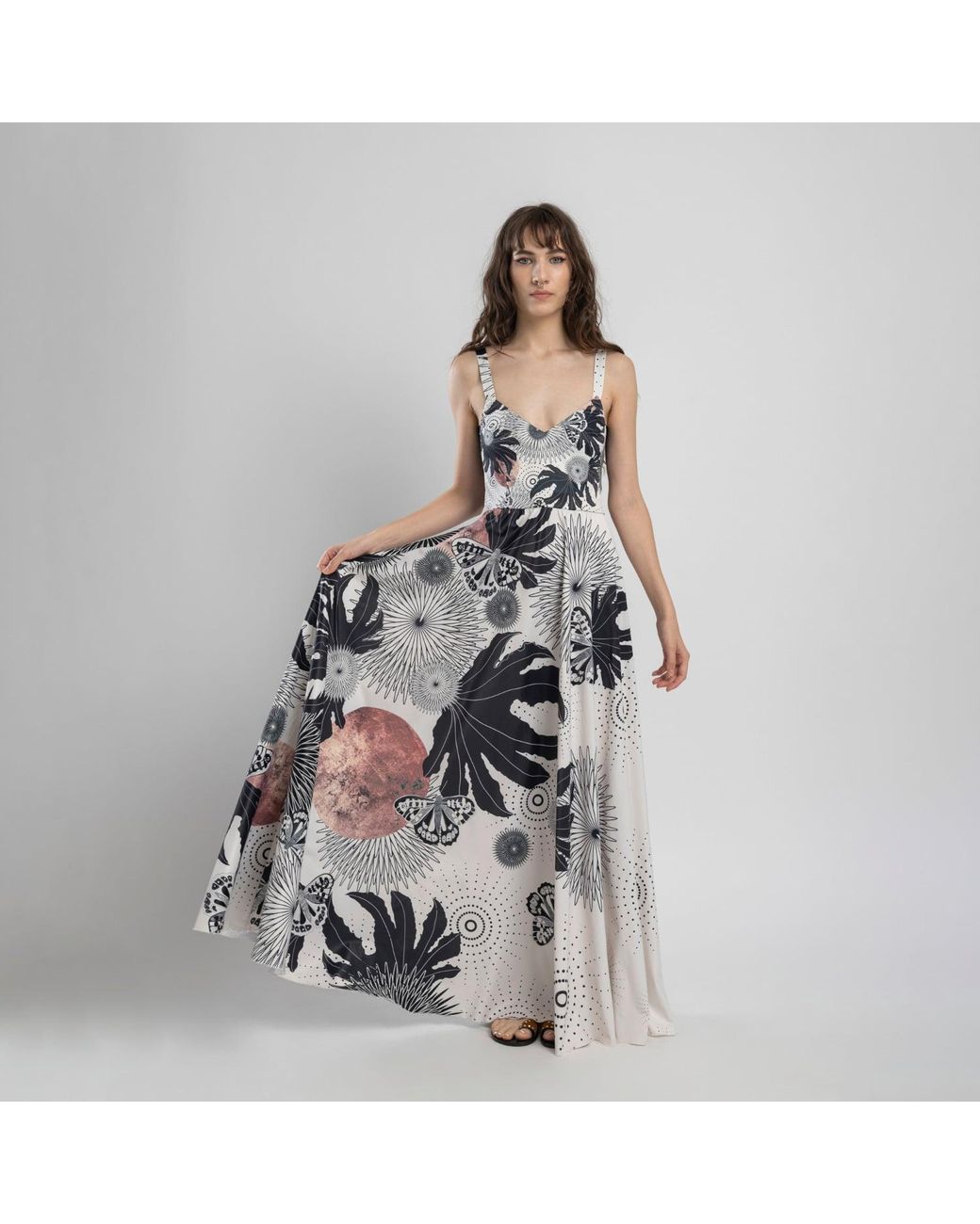 ARTISTA Black Neutrals Epic Maxi Dress