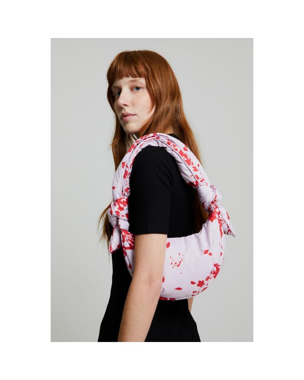 Lefrik Pink Biwa Micro Bag Floral