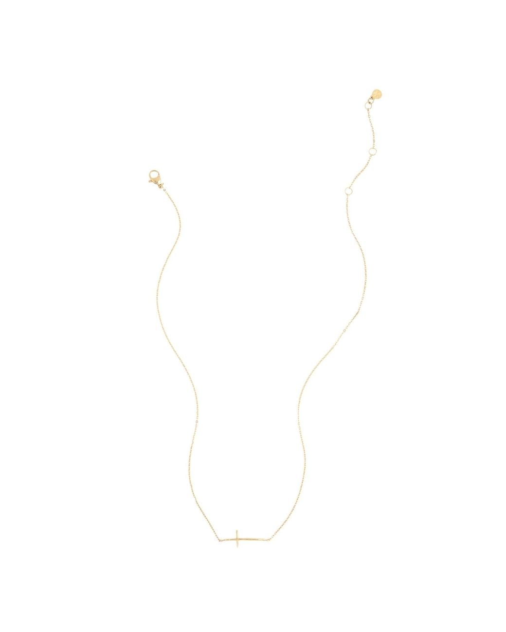 Starfish Project White Radiant Cross Necklace