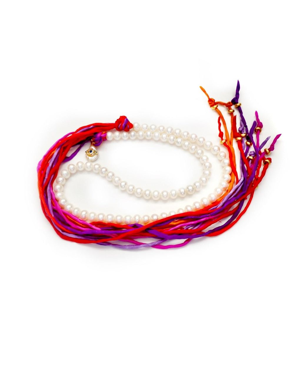 Persia Dona Jewelry Red Exotic Pearl Necklace