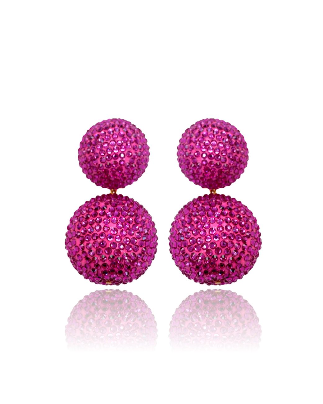 PINAR OZEVLAT Pink Crystallised Bon Bon's Fuchsia