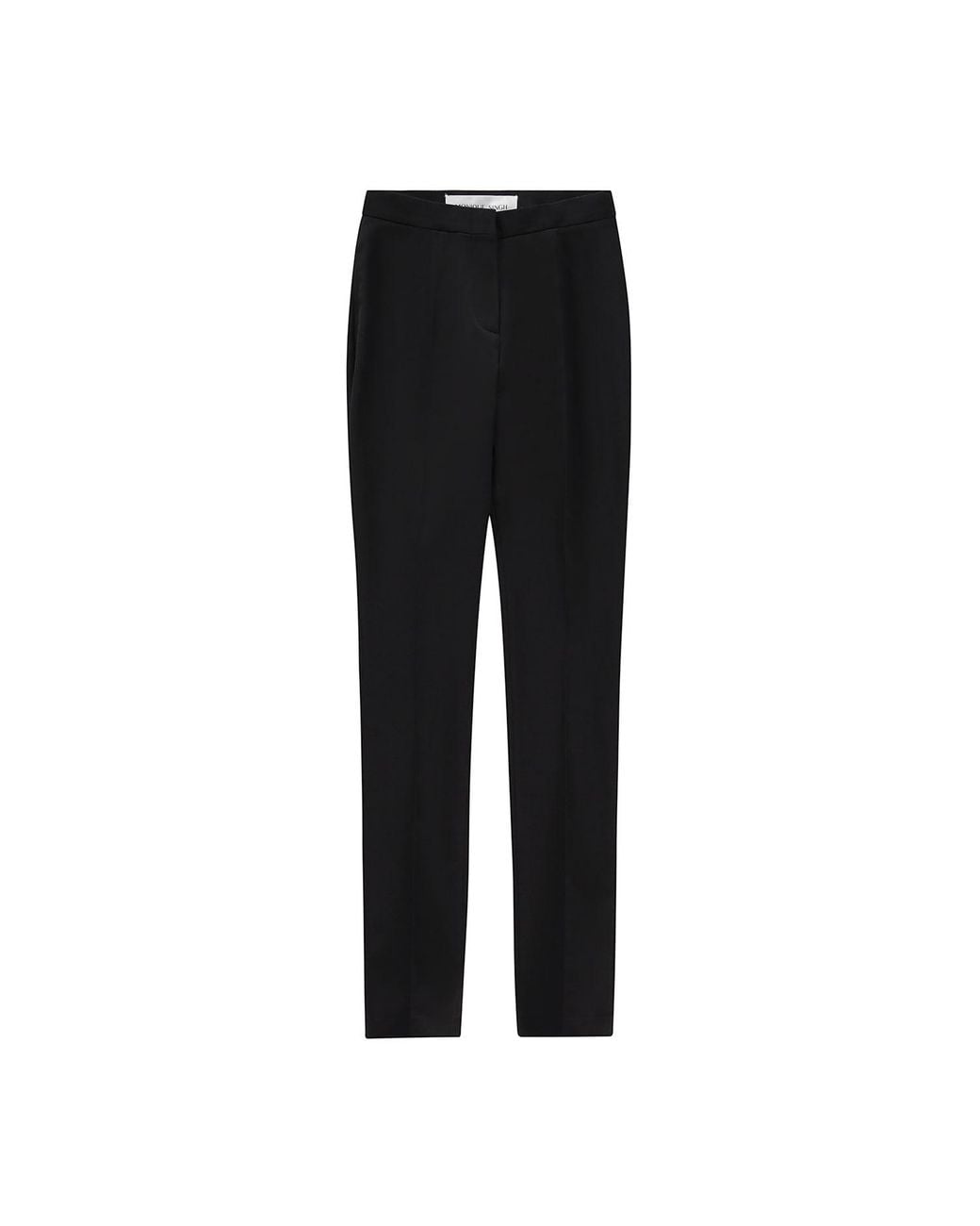 Monique Singh Black Iconic Gabardine Fitted Pants