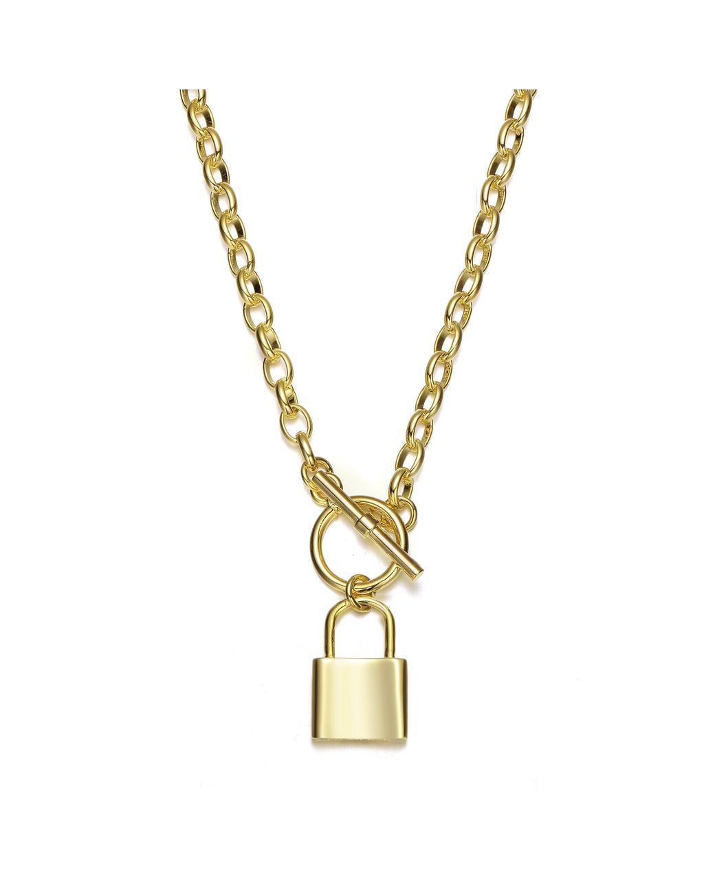 Genevive Jewelry Metallic Rachel Glauber Plated Locket Charm Necklace