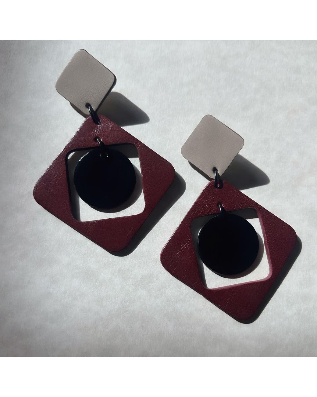 WAIWAI Multicolor Pivot Statement Earrings