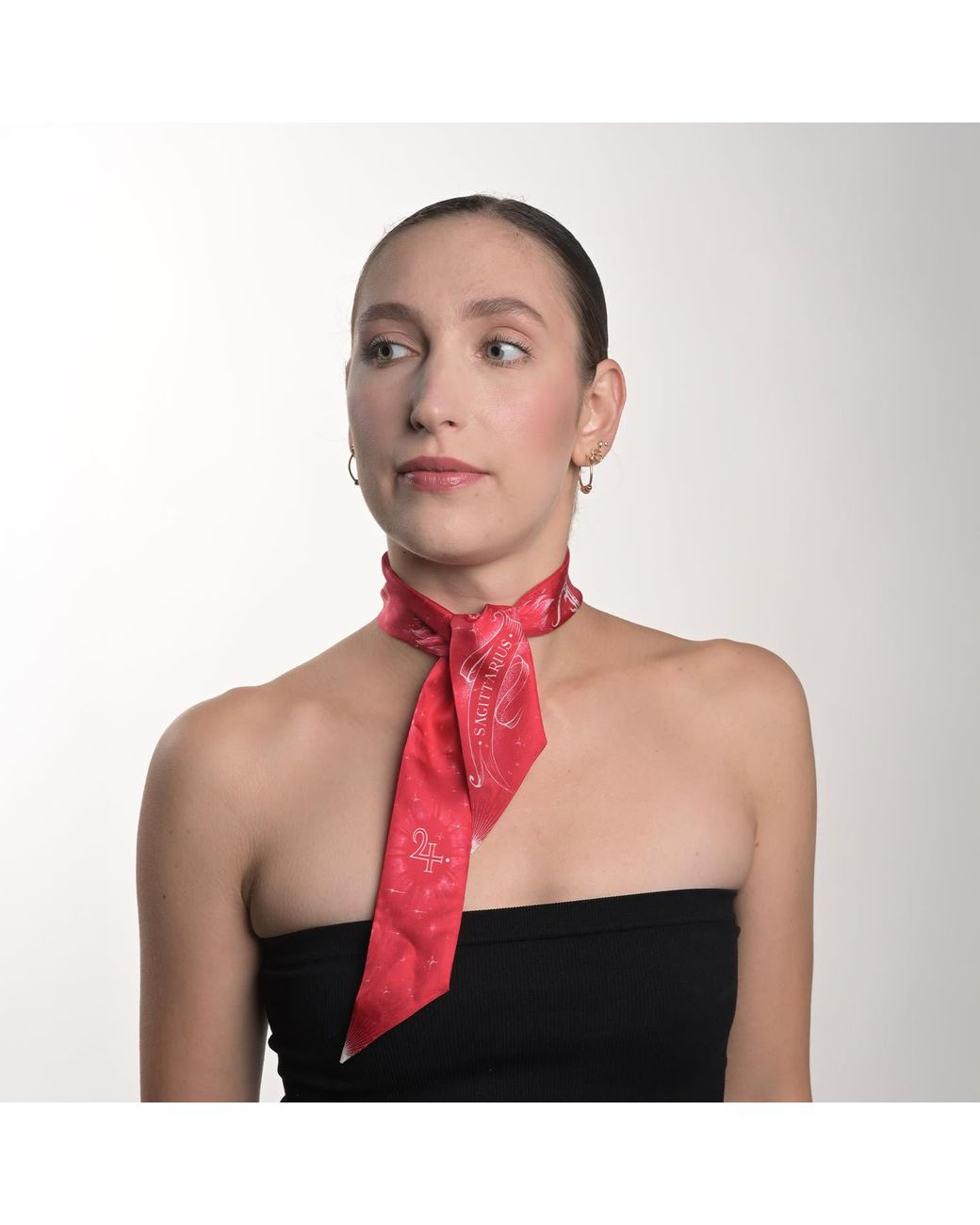 Silk&Soul Red Sagittarius Zodiac Twilly
