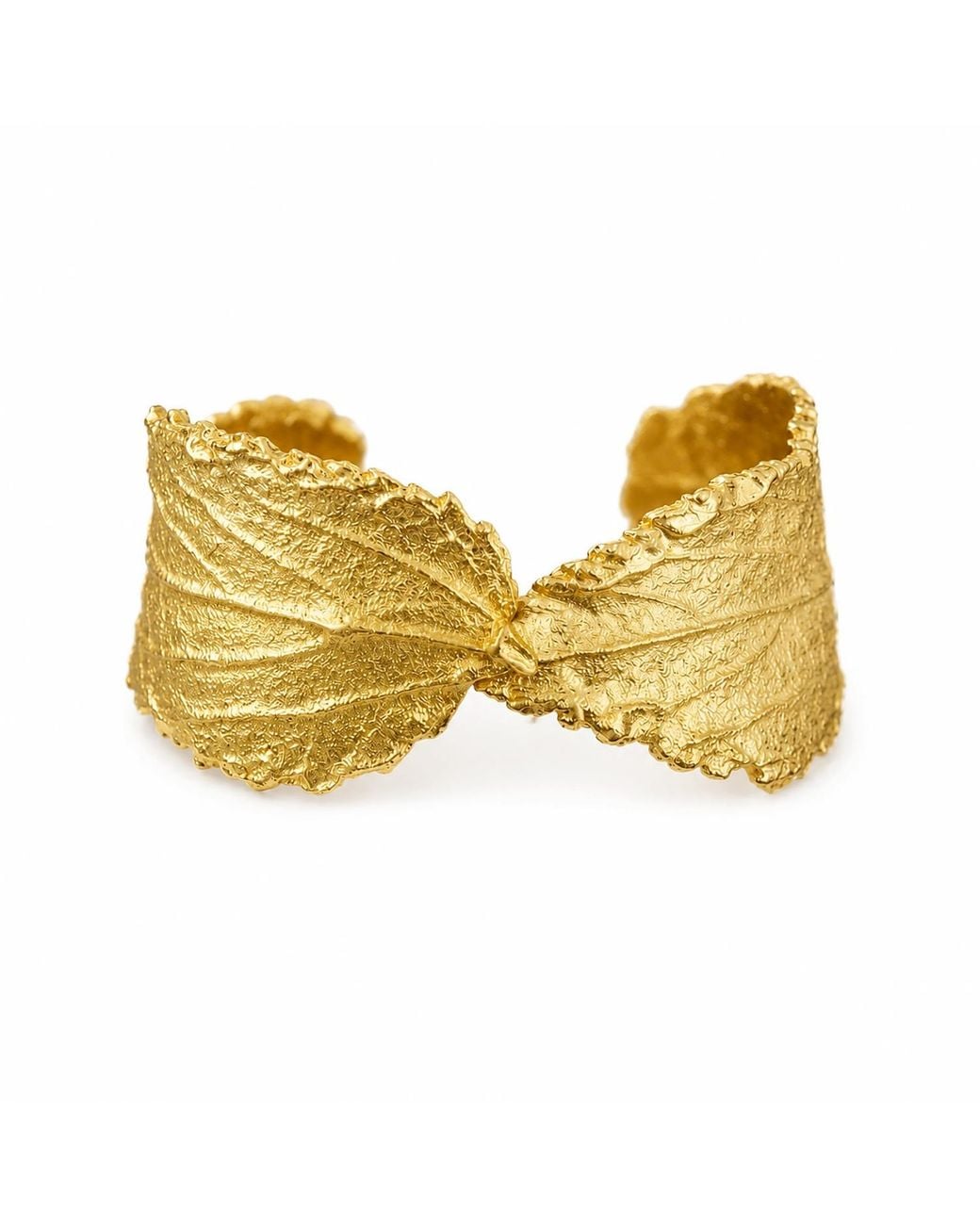 Mother Nature Jewelry Yellow Hibiscus Leaf Bracelet, Handmade Statement Cuff
