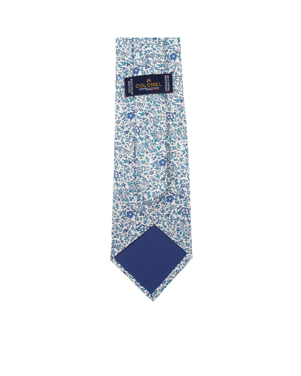 LE COLONEL Blue Liberty Katie & Millie Tie for men