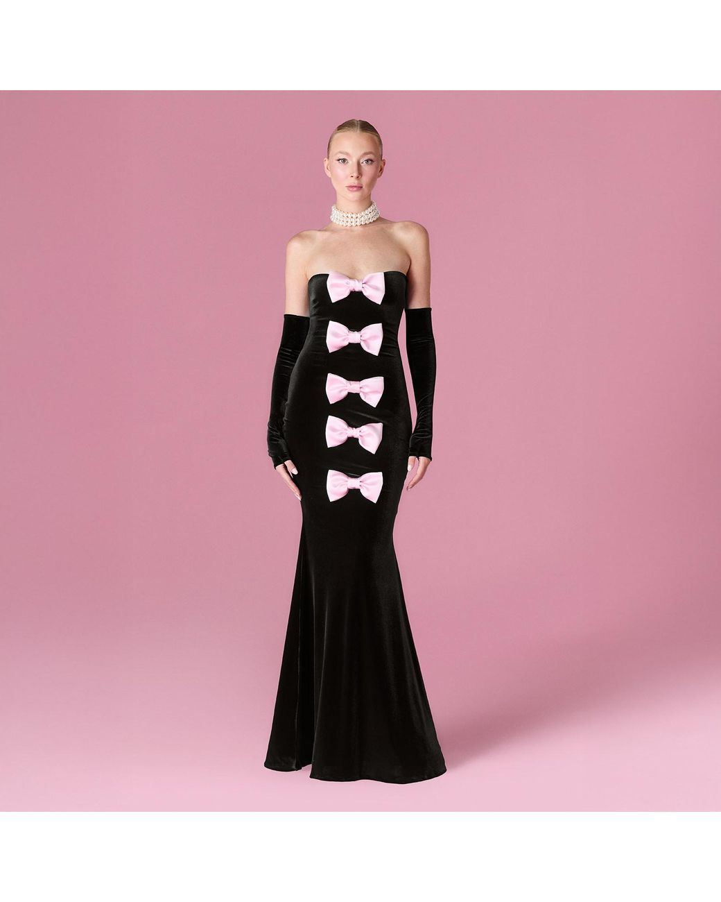 Nur Karaata Black Delphine Gown