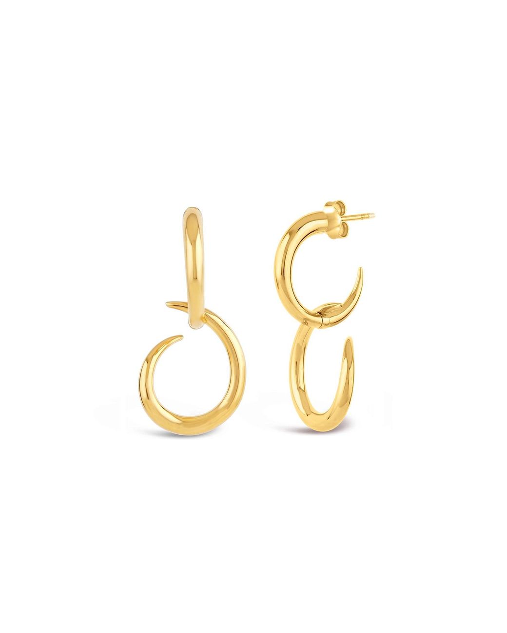 Dinny Hall Metallic Toro Drop Hoops