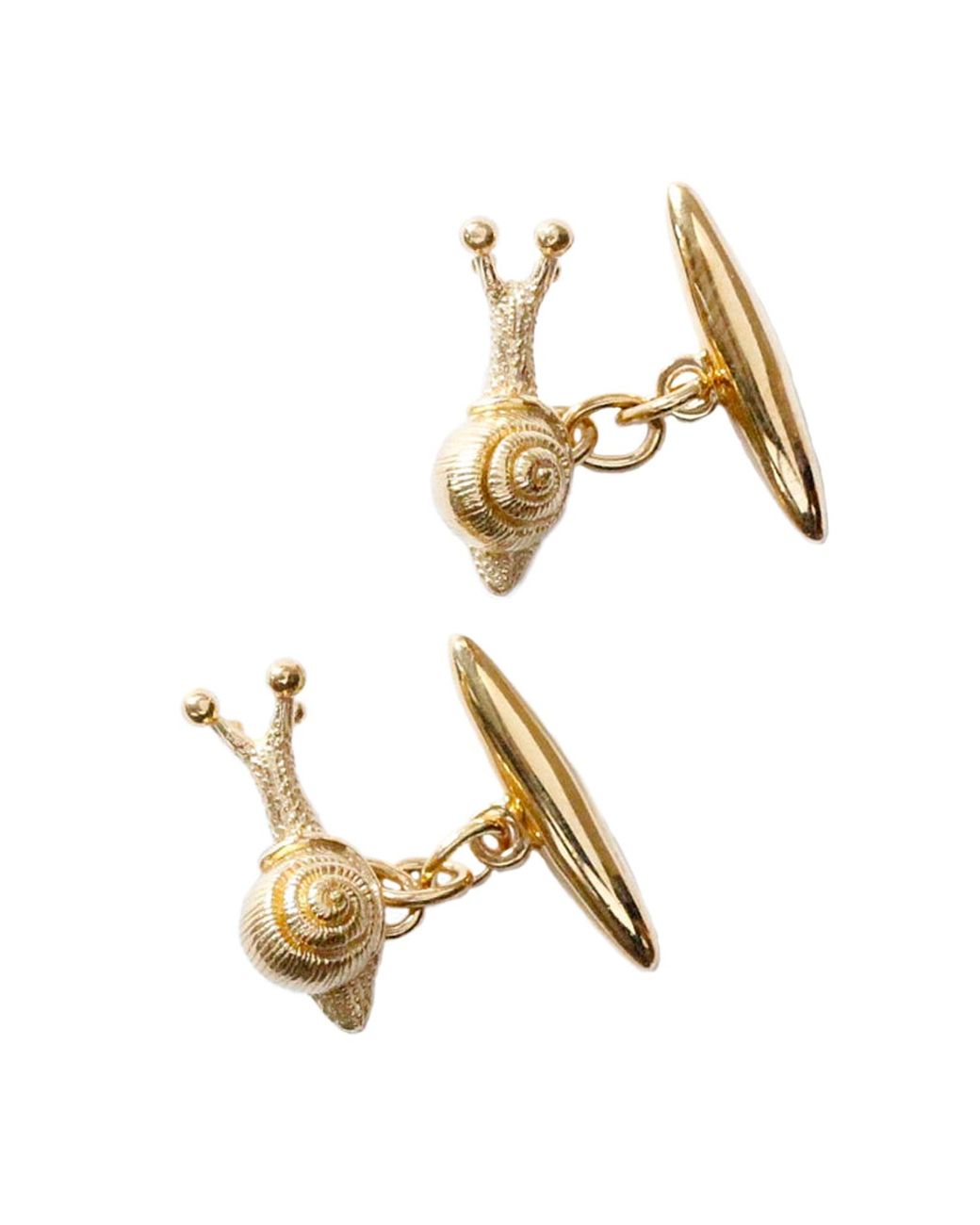 Lee Renee Metallic Baby Snail Cufflinks – for men