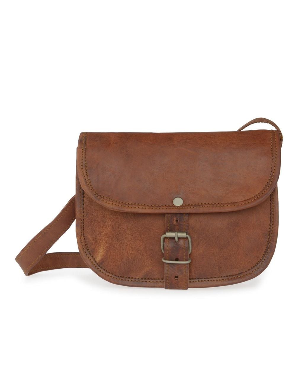 VIDA VIDA Brown Vida Vintage Mini Mini Leather Bag