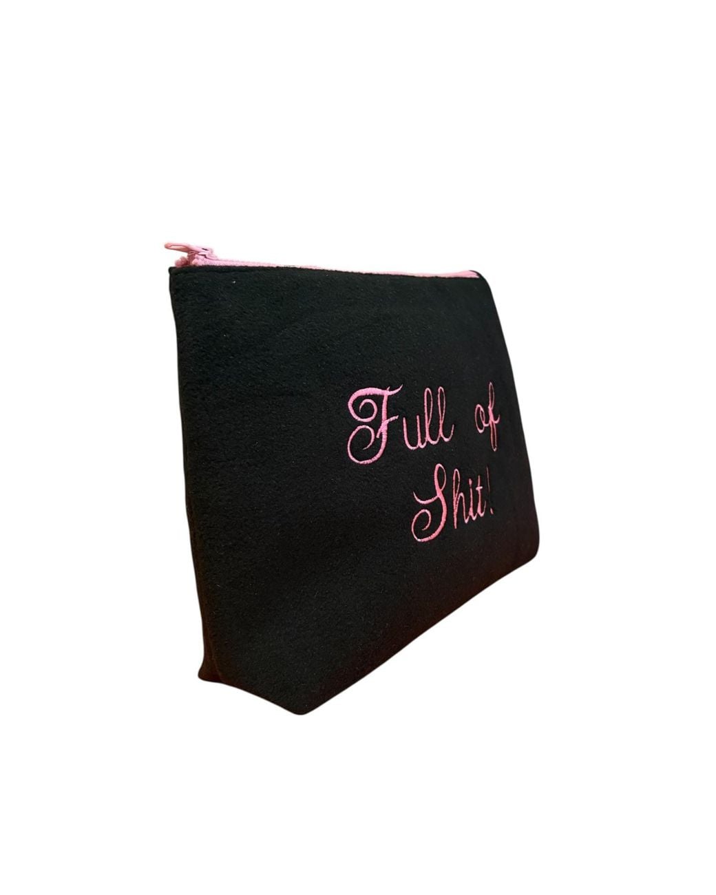 Lilly Loves Black Plush Neon & Travel Clutch