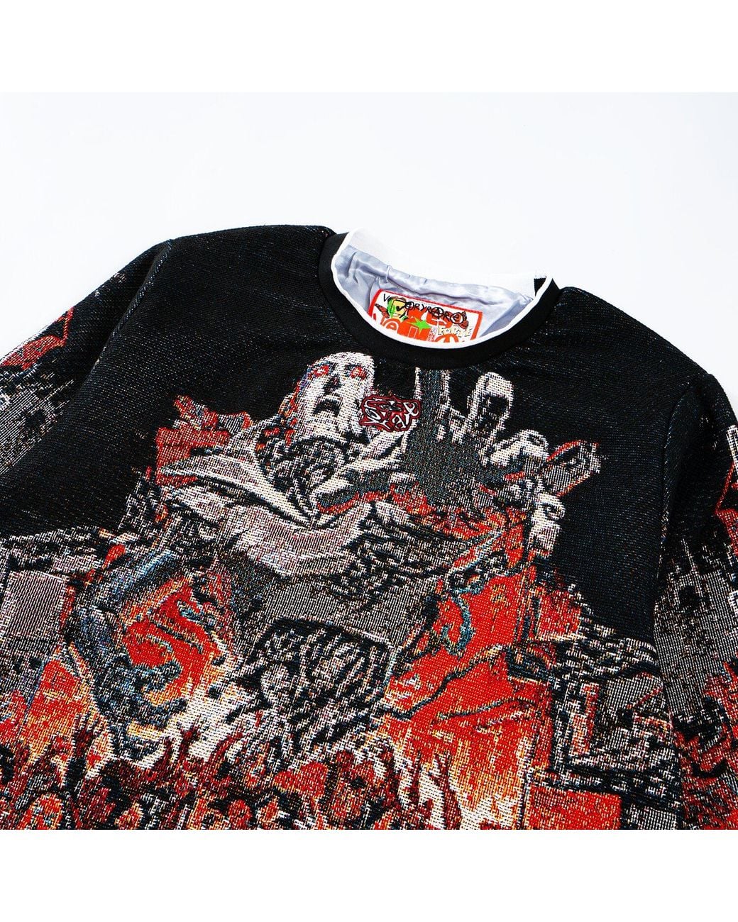 VERYRARE Black Vrobot Mayhem Crewneck for men