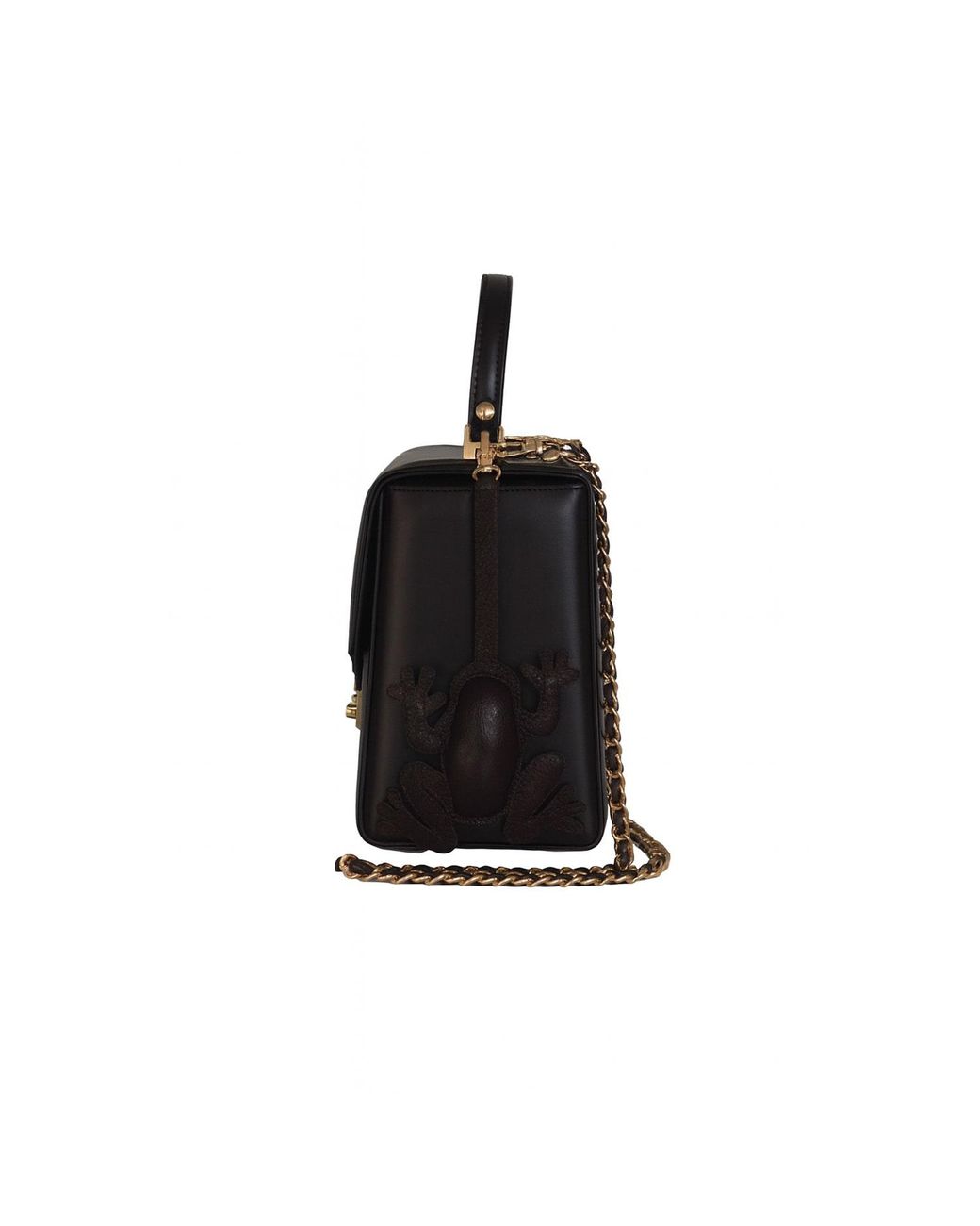F3Rog by Rana Black Crossbody Box Bag