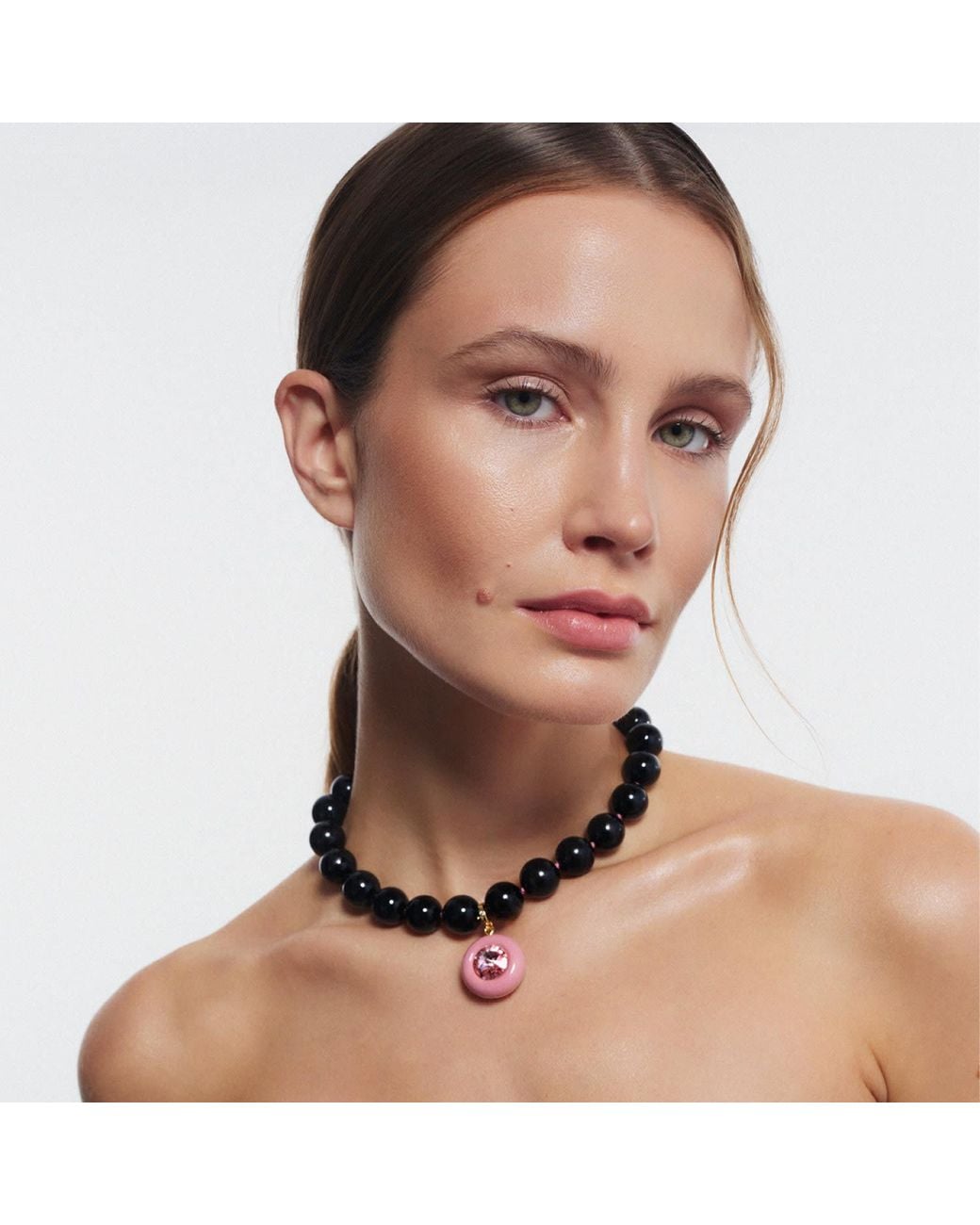 Saule Label Black Lola Onyx Necklace