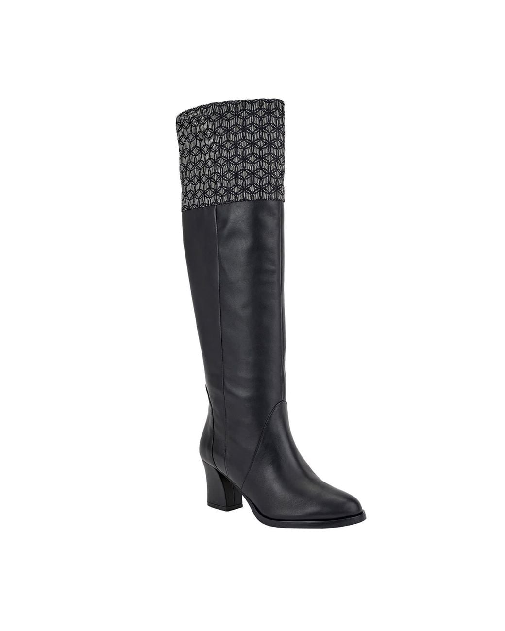 Moon D'elle Black Zenit Knee High Boots
