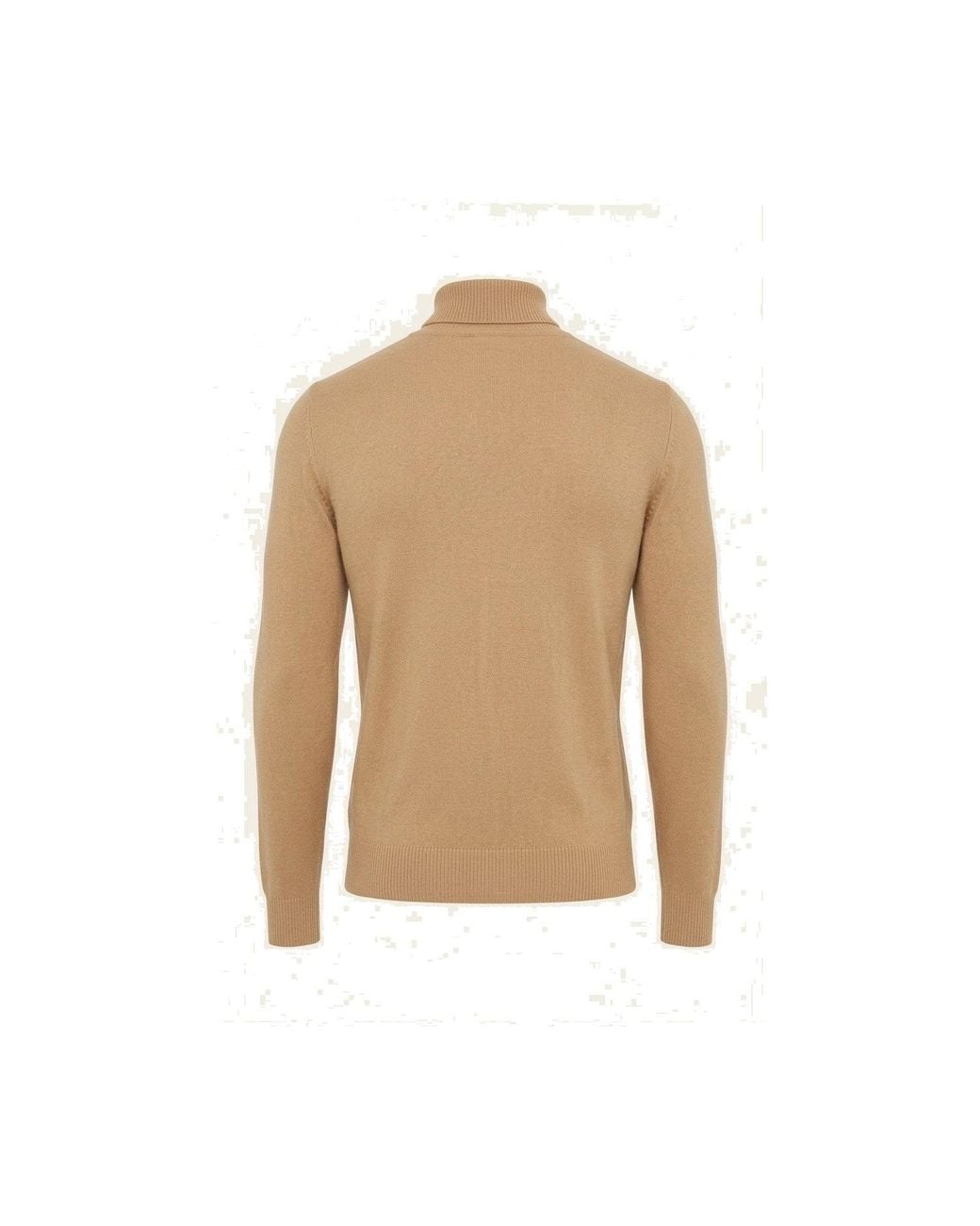 Ron Tomson Natural Neutrals Roll Neck Knit Sweater for men