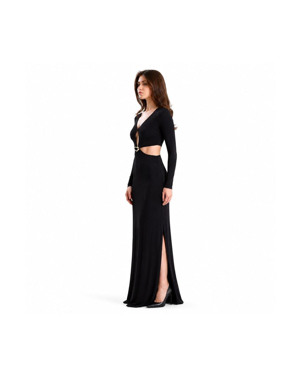 Maison De Gala Black Celeste Noir Maxi Dress