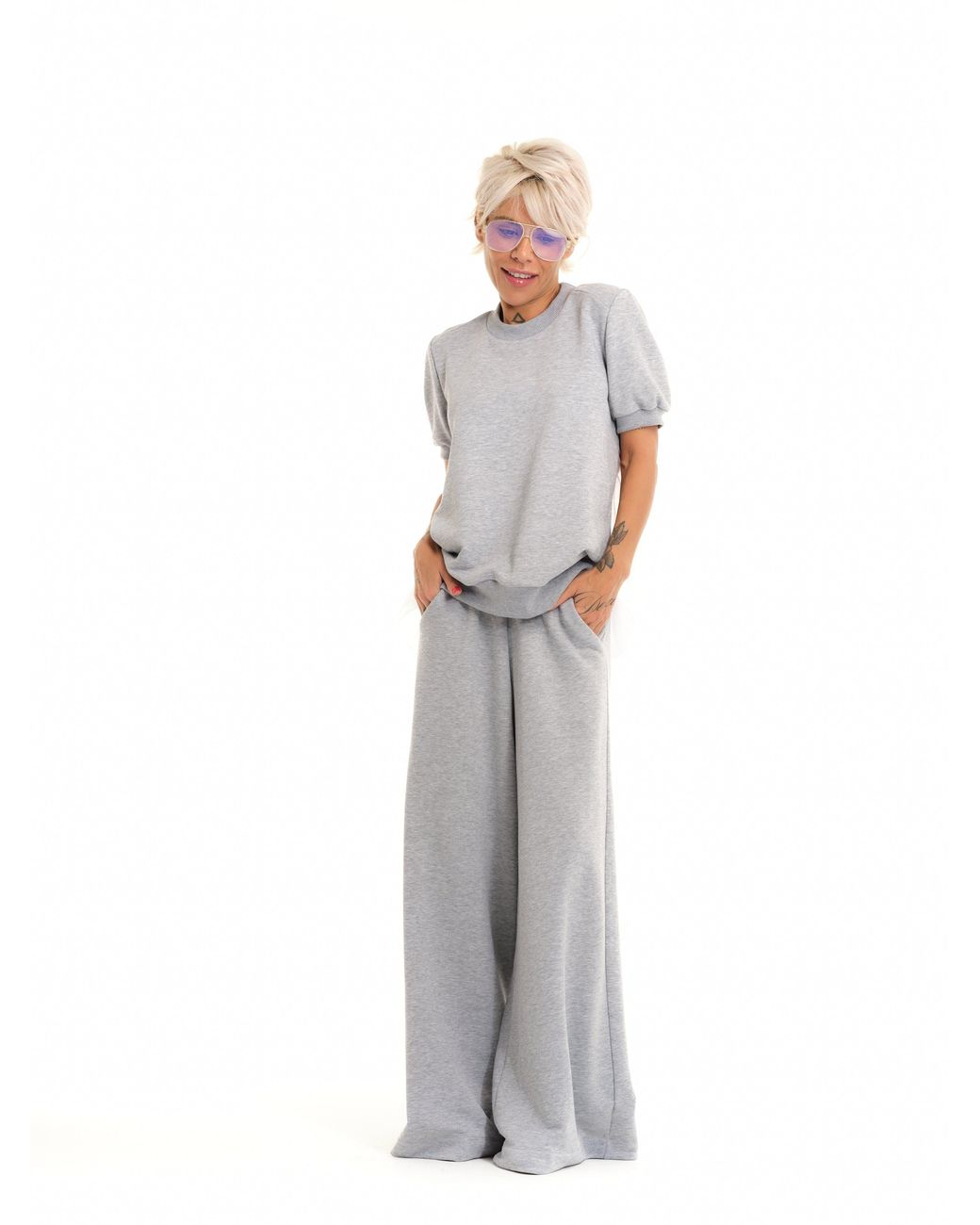 Clothes by Locker Room Gray Sweatsuit Co-Ord Set