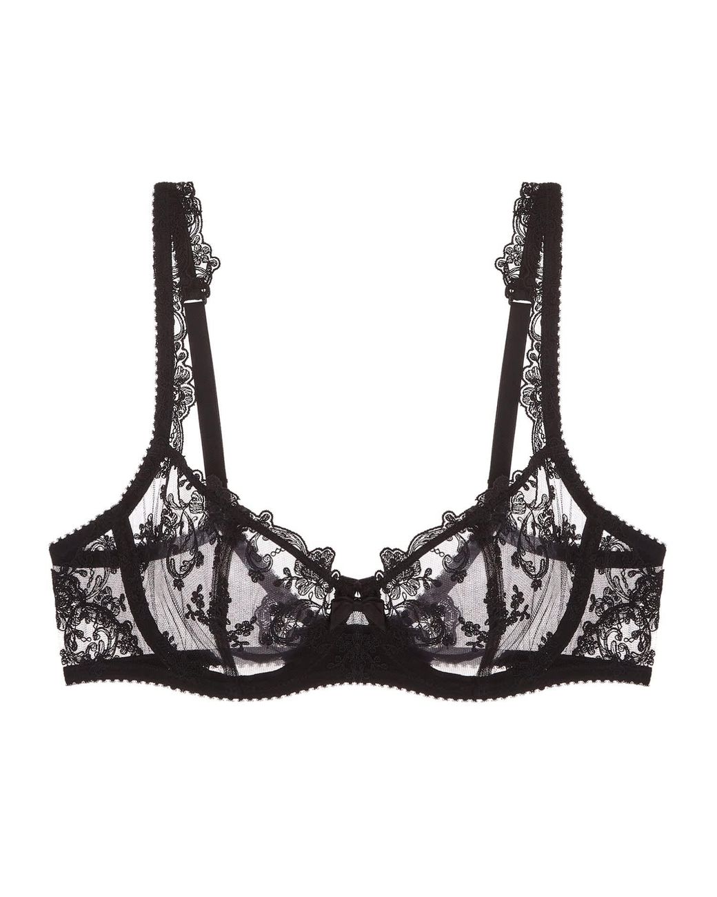 Journelle Cristiana Balconette Bra Noir in Brown | Lyst