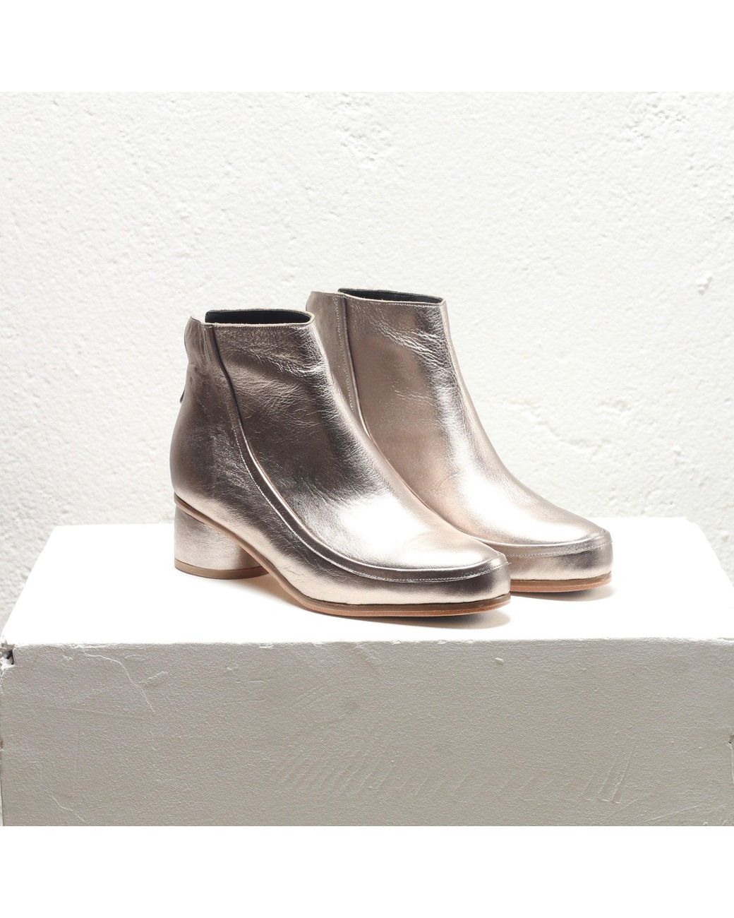 Mafalda Metallic Aphrodite Ankle Boots