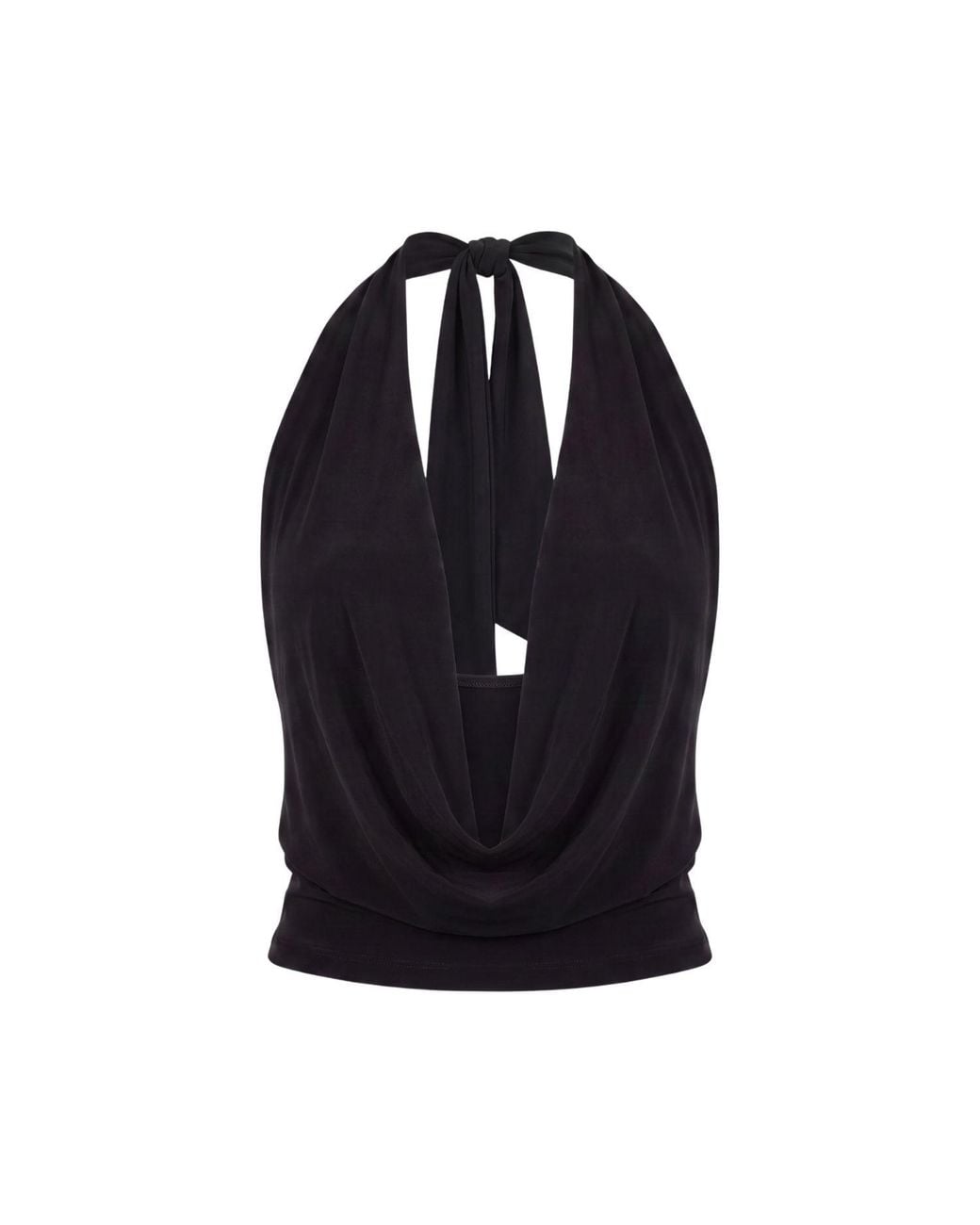 Alia Studio Black Frisson Top