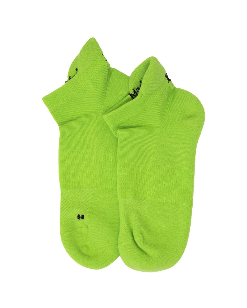 Peper Harow - Made in England Green Block Stripe & Neon Organic Trainer Socks Bundle for men