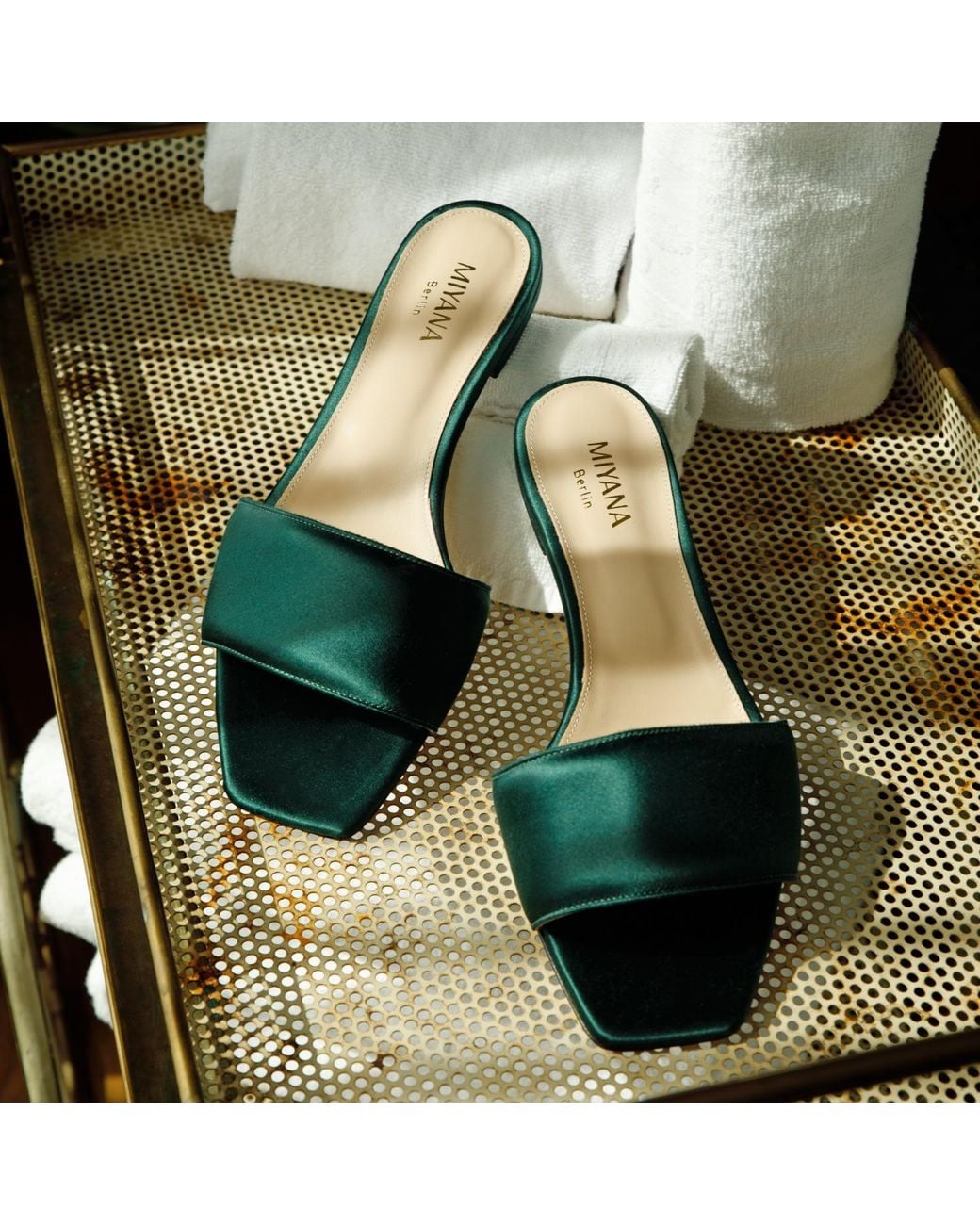 Miyana Berlin Blue Lola Slides