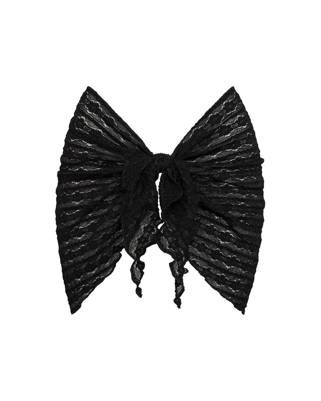Montce Black Daisy Lace Sarong