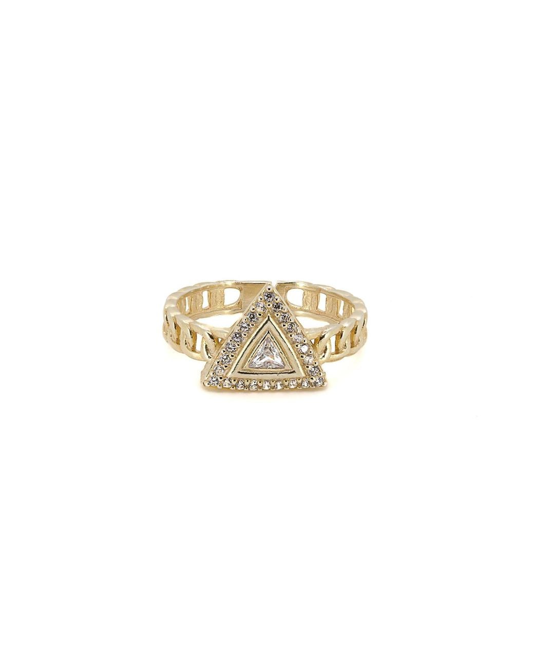 Ebru Jewelry Metallic Vermeil Diamond Ring