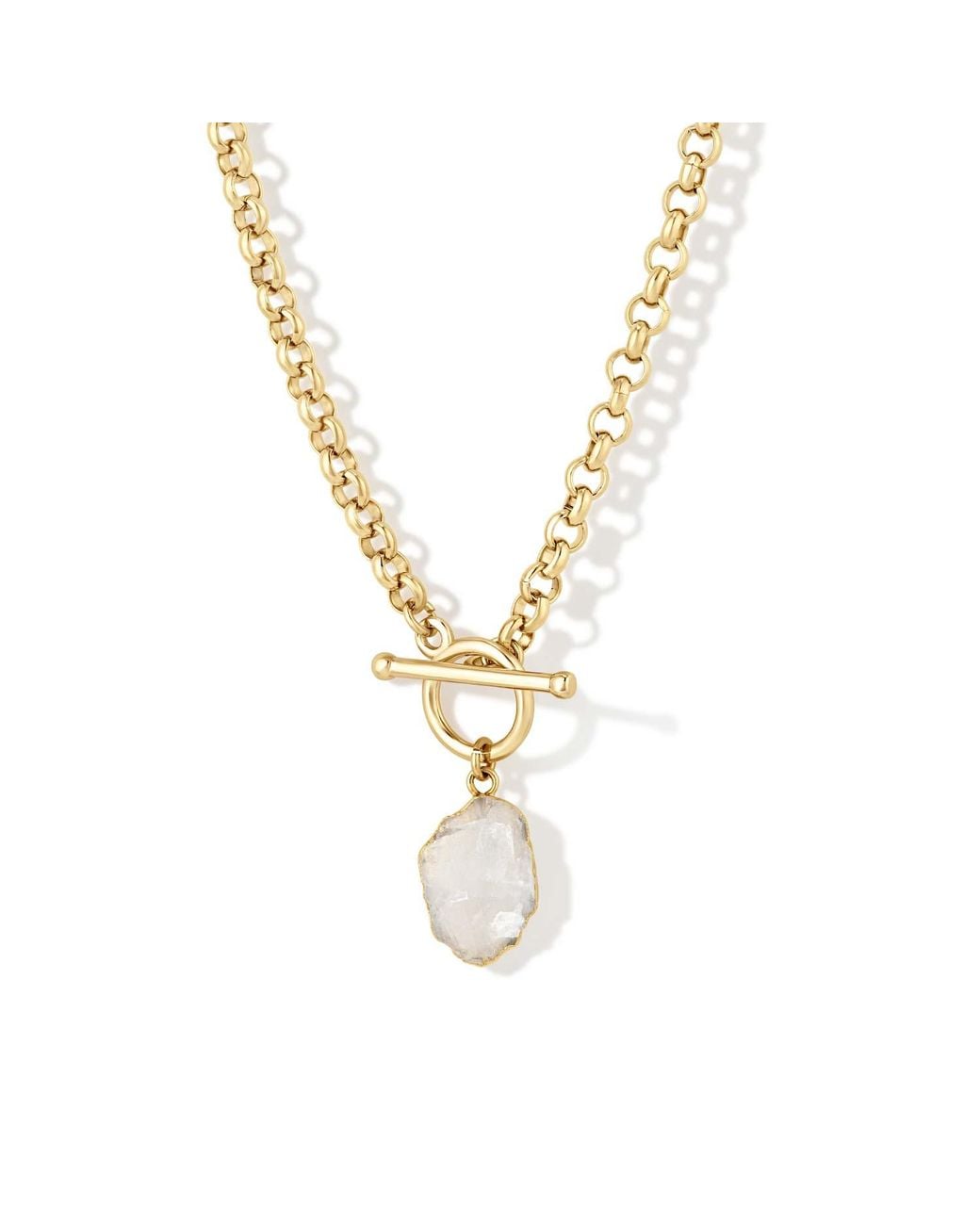 Formation Co. Jewellery Metallic Deity Moonstone Necklace