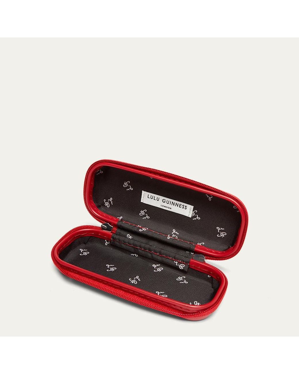 Lulu Guinness Red Lulu Lips Spexi Glasses Case