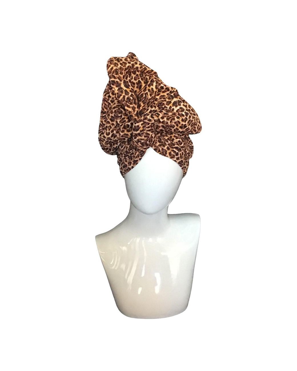 Romer Millinery Brown Neutrals Twisturban Turban