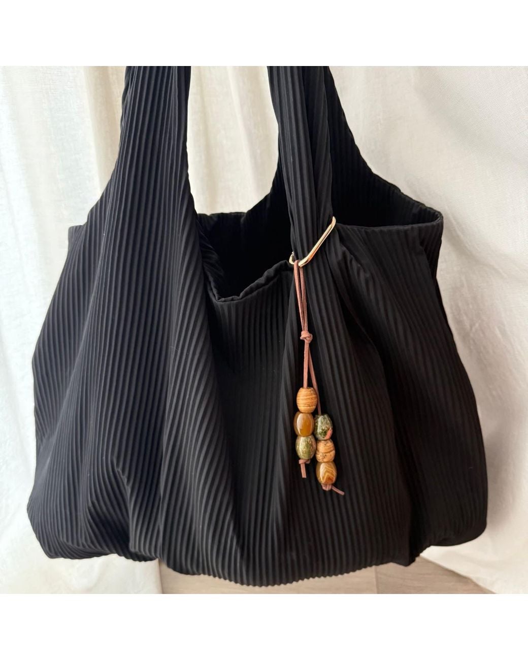 A Weathered Penny Metallic Earthy Bag Charm