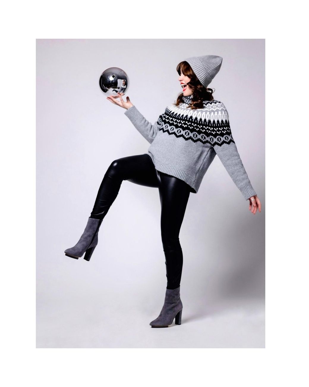 Beautiisoles by Robyn Shreiber Made in Italy Gray Teresa Suede Bootie Comfortable Hidden Platform Elegant For Day & Night