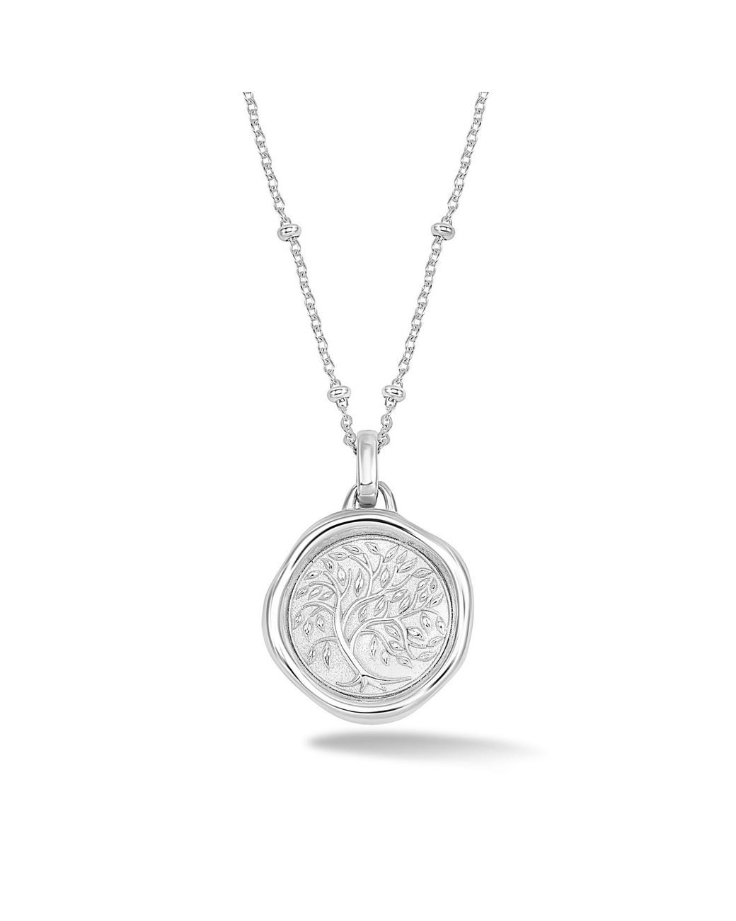Dower & Hall Metallic Tree Of Life Talisman Necklace