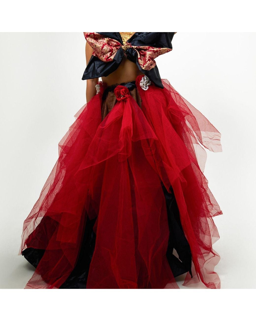 Miro Misljen Red Deep Passion Skirt