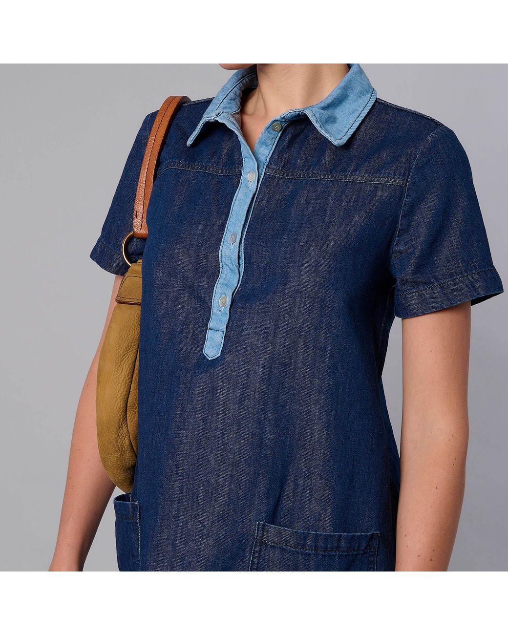 white christmas dresses Back to the Grind Denim Mini Dress – Keepsake main image 1
