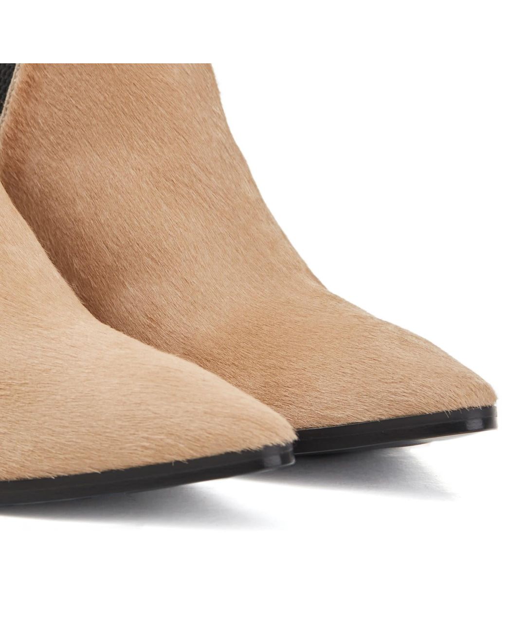 Rosamund Muir London Natural Neutrals Felixa Light Calf Hair With Star Ankle Boots