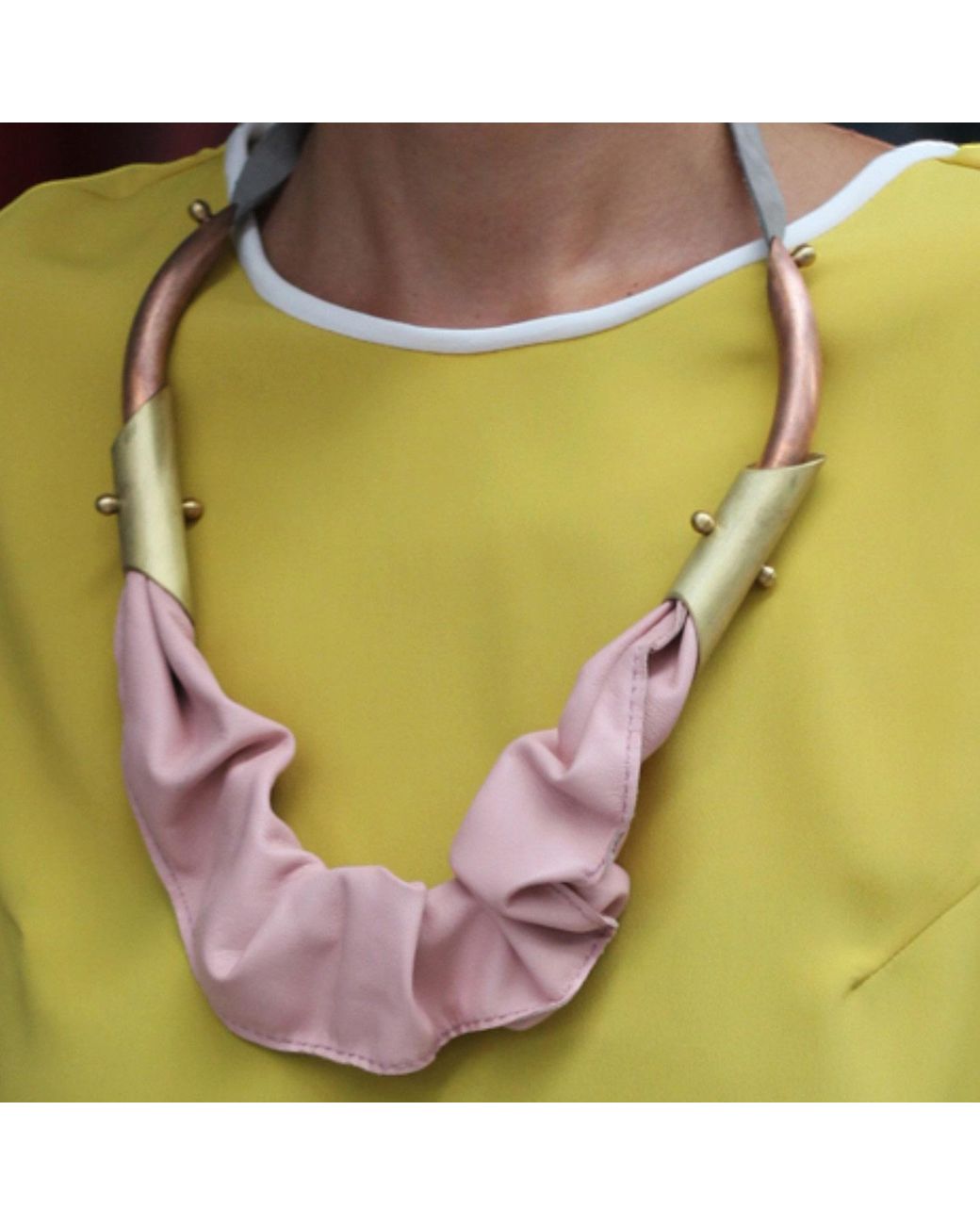 Svetlana Vukov Blue Mint Pulse Necklace