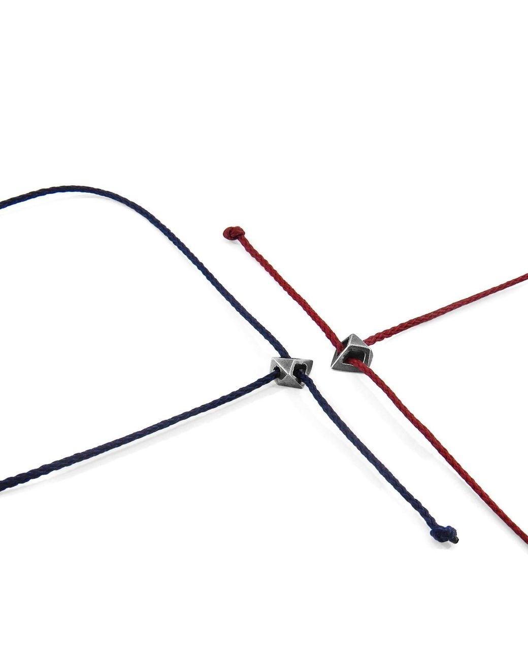 Anchor and Crew Blue Arthur & Rope Skinny Bracelet for men
