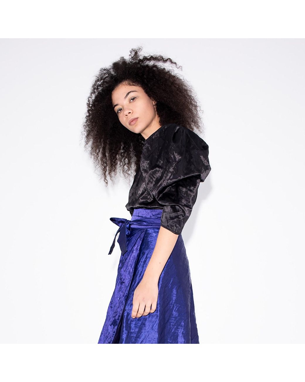 Bianca Popp Black Victorian Sleeves Blouse