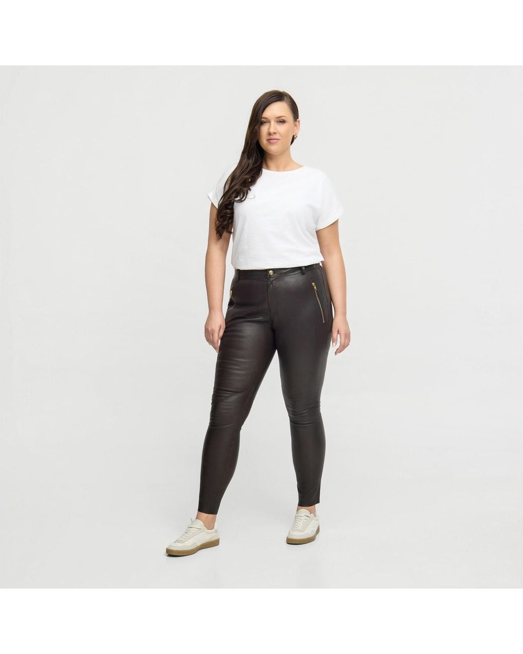 Zoe Gray Lucille Leather Pants