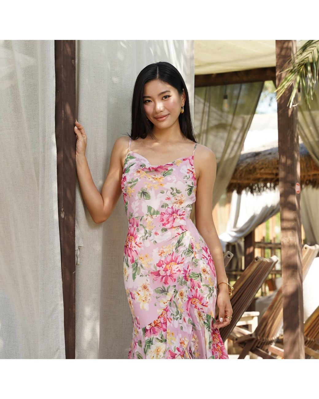 Yumi Kim Pink Carmine Maxi Dress