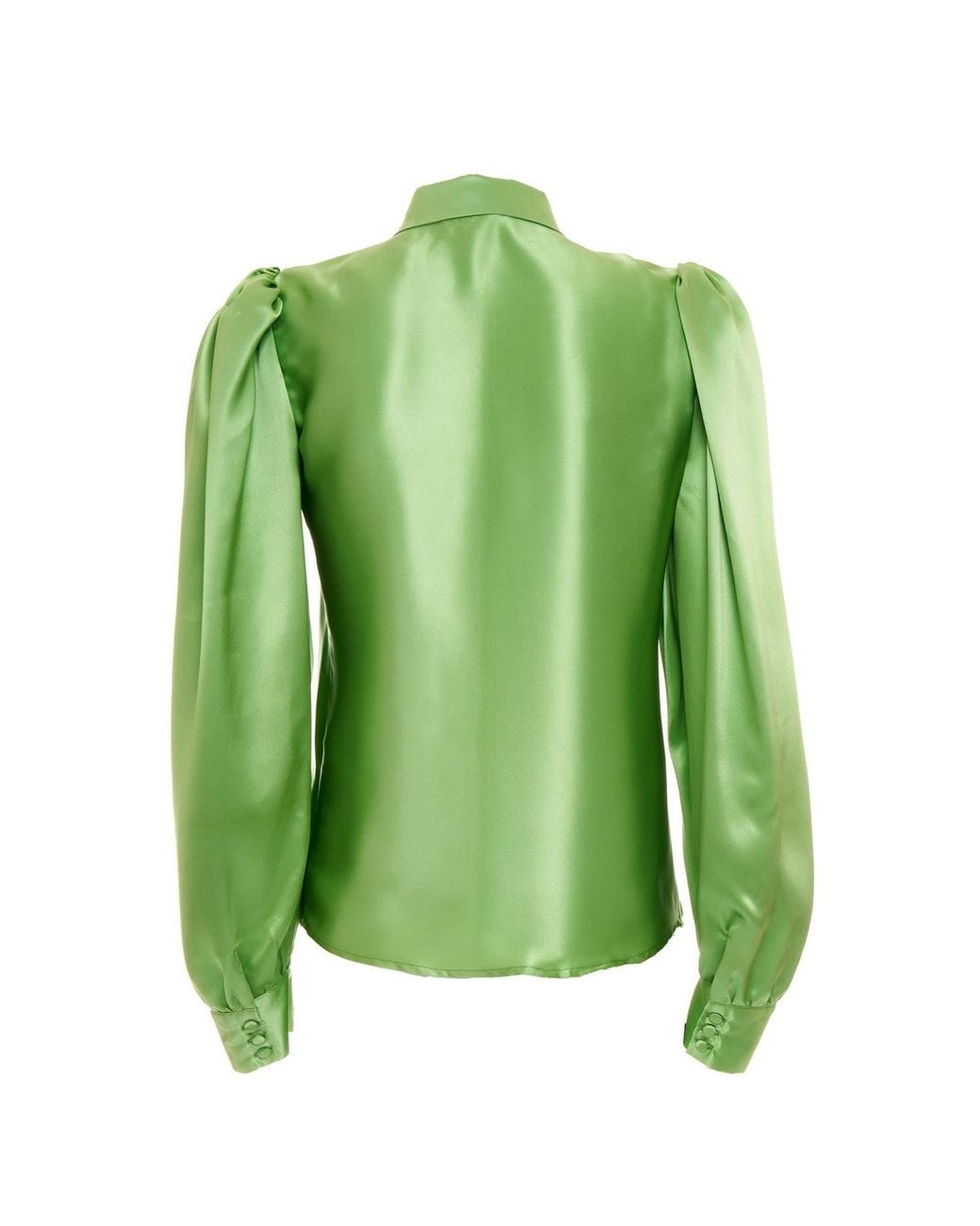 Sofia Tsereteli Green Silk Blouse